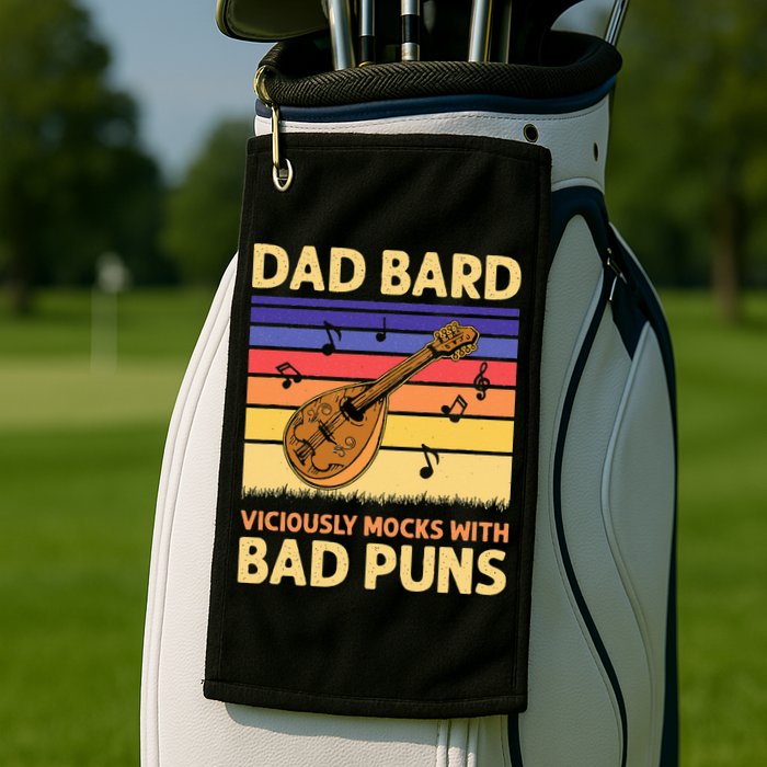 Dad Bard DnD Golf Towel