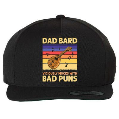 Dad Bard DnD Wool Snapback Cap