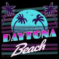 Daytona Beach High Crown Mesh Back Trucker Hat