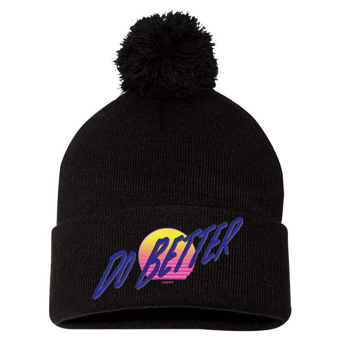 Do Better Pom Pom 12in Knit Beanie