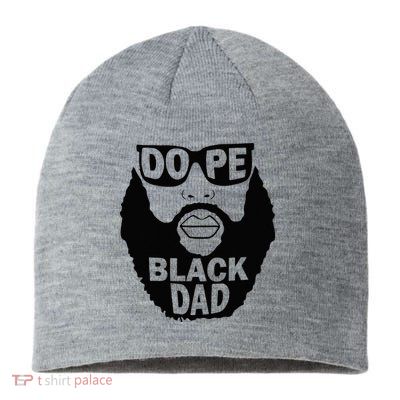 Dope Black Dad Gift Fathers Day Sustainable Beanie
