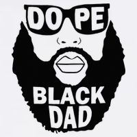Dope Black Dad Gift Fathers Day Cooling Performance Crew T-Shirt