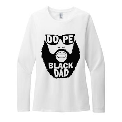 Dope Black Dad Gift Fathers Day Womens CVC Long Sleeve Shirt