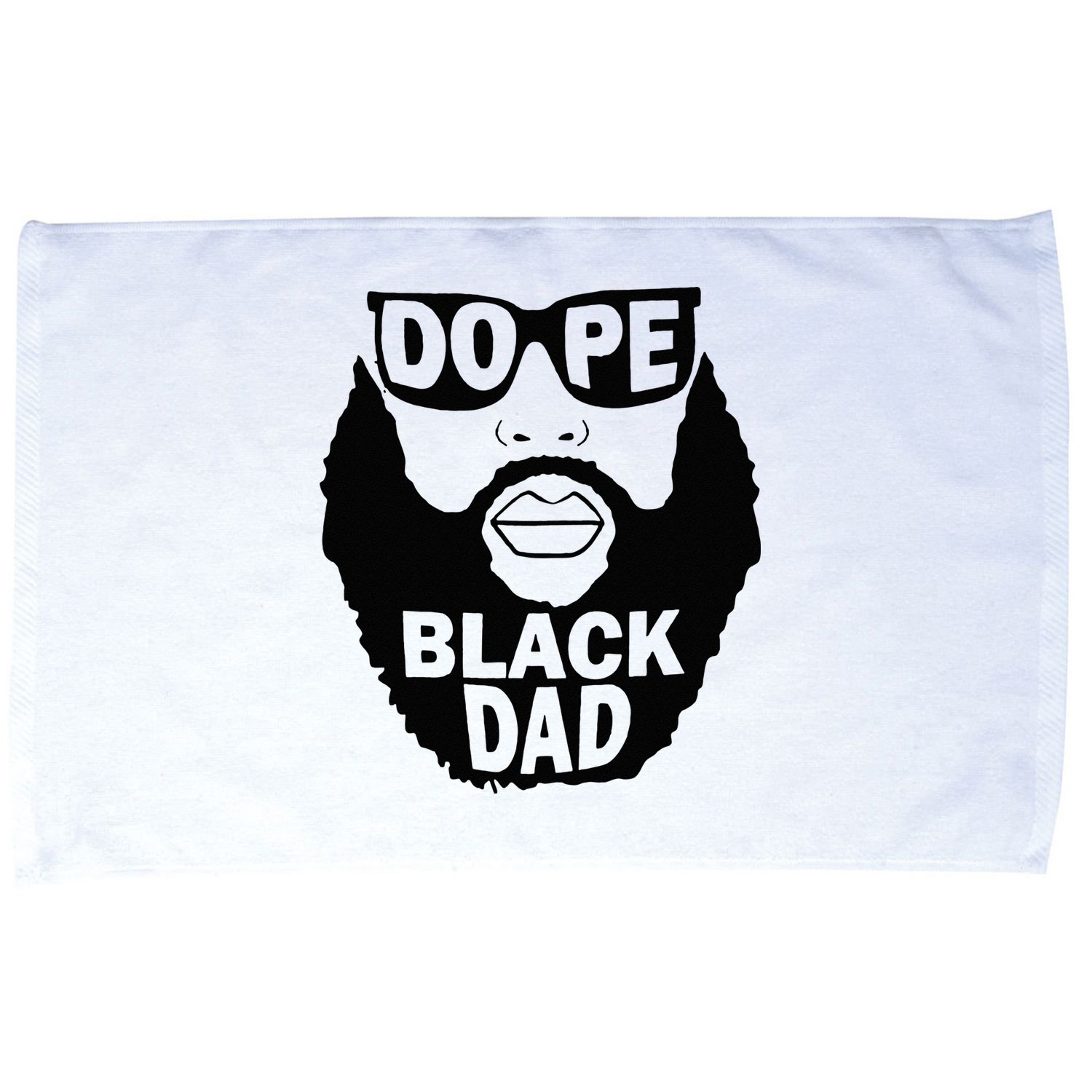 Dope Black Dad Gift Fathers Day Microfiber Hand Towel