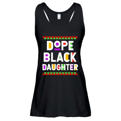 Dope Black Daughter African American History Month Ladies Essential Flowy Tank