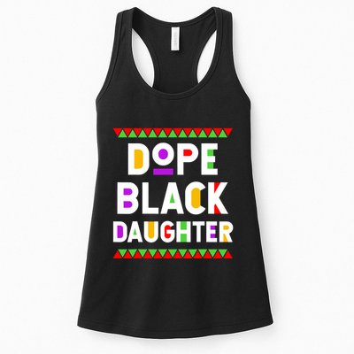 Dope Black Daughter African American History Month Womens Tank Top