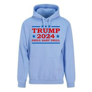 Drill Baby Drill Trump 2024 President Election Republicans Unisex Surf Hoodie