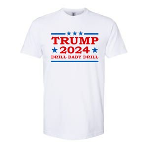 Drill Baby Drill Trump 2024 President Election Republicans Softstyle CVC T-Shirt