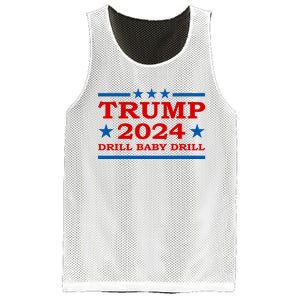 Drill Baby Drill Trump 2024 President Election Republicans Mesh Reversible Basketball Jersey Tank