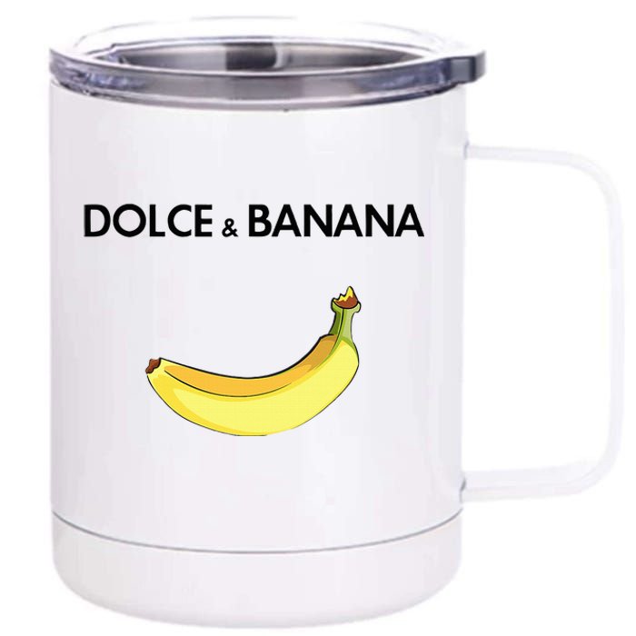 Dolce & Banana 12 oz Stainless Steel Tumbler Cup