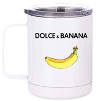 Dolce & Banana 12 oz Stainless Steel Tumbler Cup