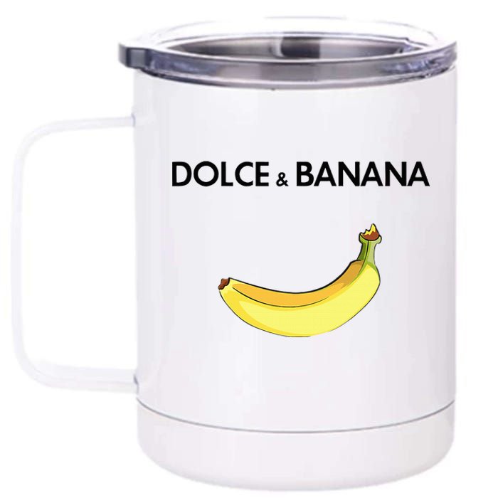 Dolce & Banana 12 oz Stainless Steel Tumbler Cup