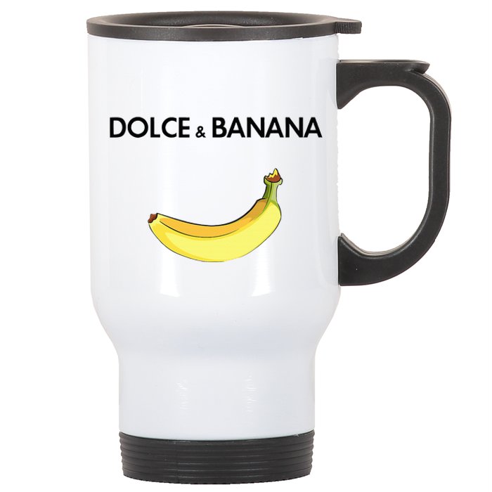 Dolce & Banana Stainless Steel Travel Mug