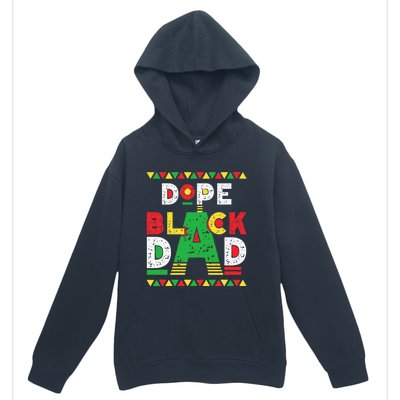 Dope Black Dad African American Black Dad Pride Fathers Day Urban Pullover Hoodie