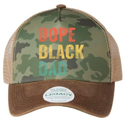 Dope Black Dad Funny Gift Legacy Tie Dye Trucker Hat