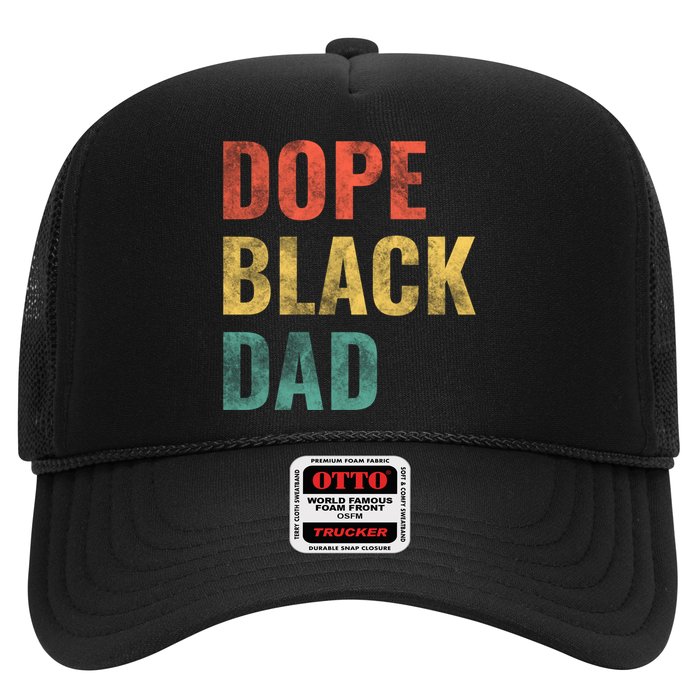 Dope Black Dad Funny Gift Trucker Hat