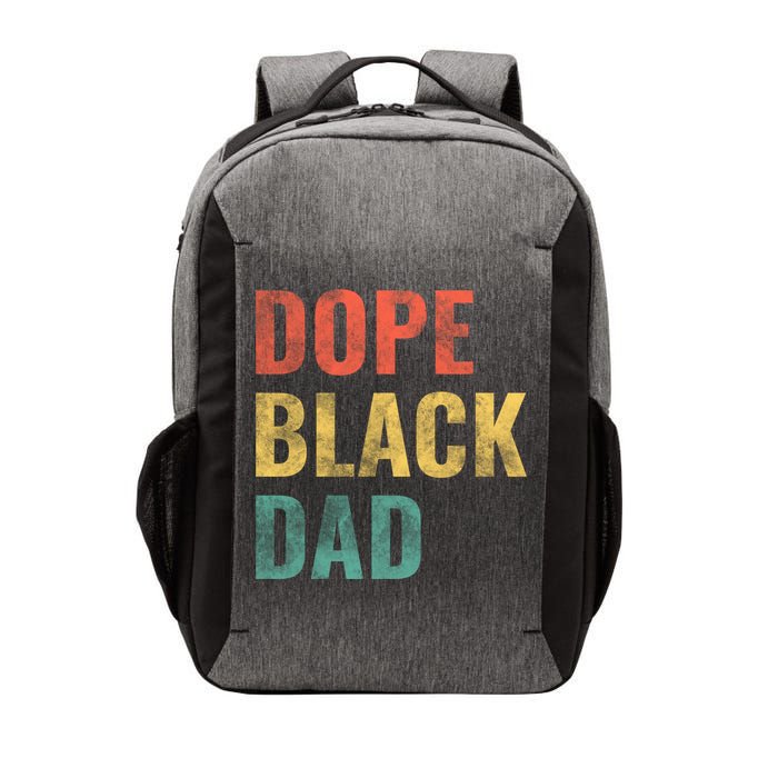 Dope Black Dad Funny Gift Vector Backpack