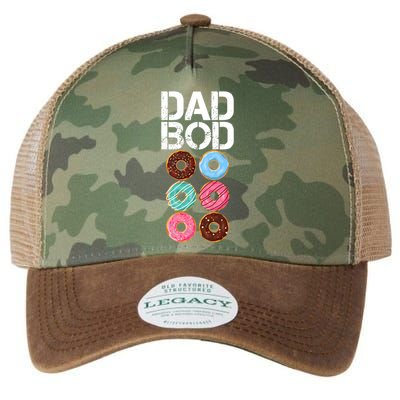 Dad Bod Donut Six Pack Legacy Tie Dye Trucker Hat