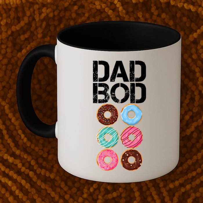 Dad Bod Donut Six Pack Mug