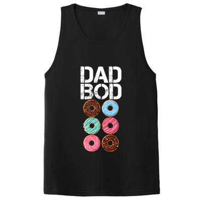 Dad Bod Donut Six Pack PosiCharge Competitor Tank