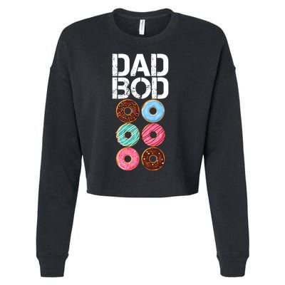 Dad Bod Donut Six Pack Cropped Pullover Crew