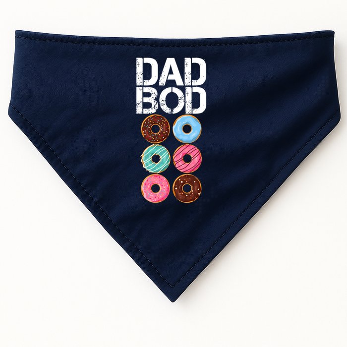 Dad Bod Donut Six Pack USA-Made Doggie Bandana