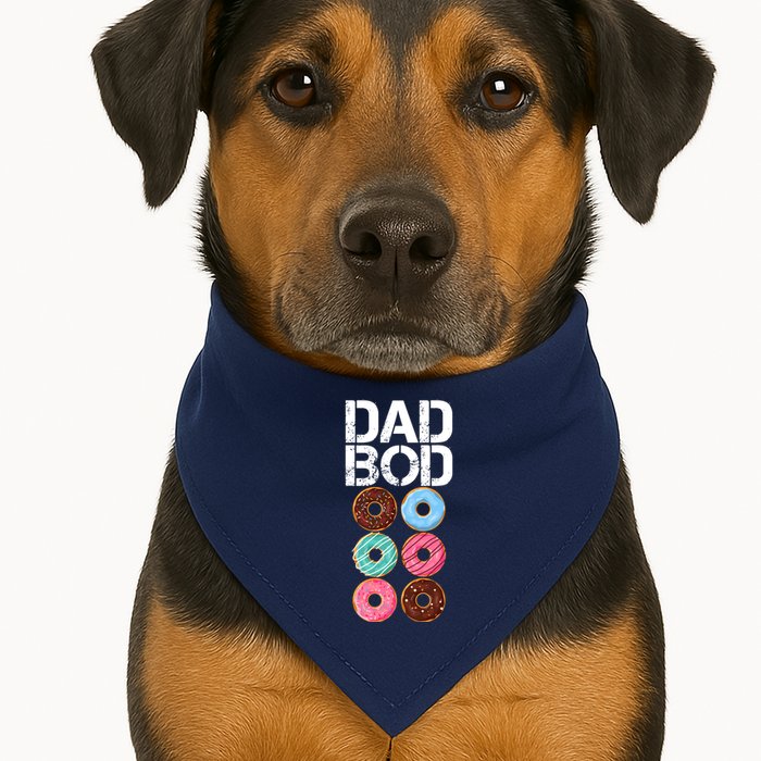 Dad Bod Donut Six Pack USA-Made Doggie Bandana