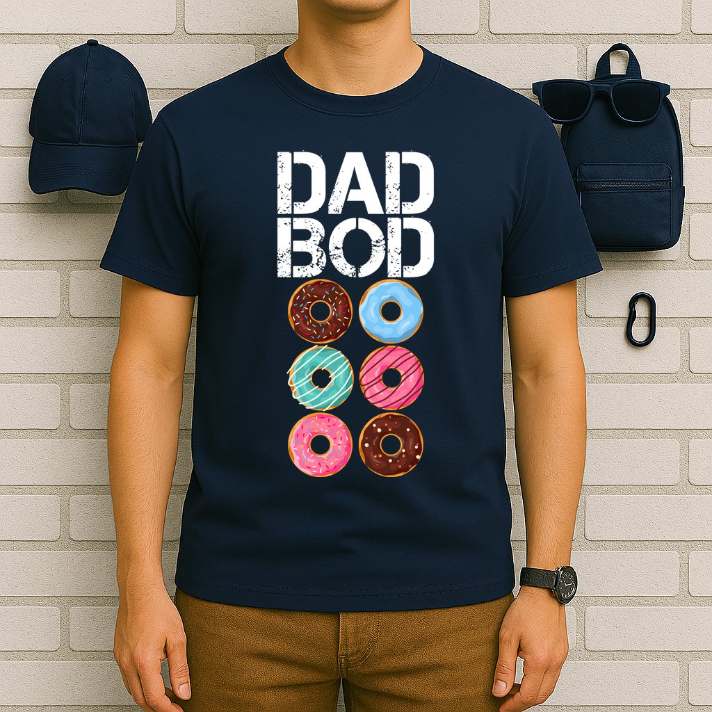 Dad Bod Donut Six Pack T-Shirt