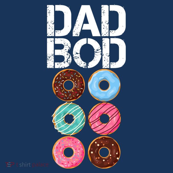 Dad Bod Donut Six Pack Drawstring Bag