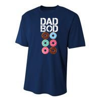 Dad Bod Donut Six Pack Youth Performance Sprint T-Shirt