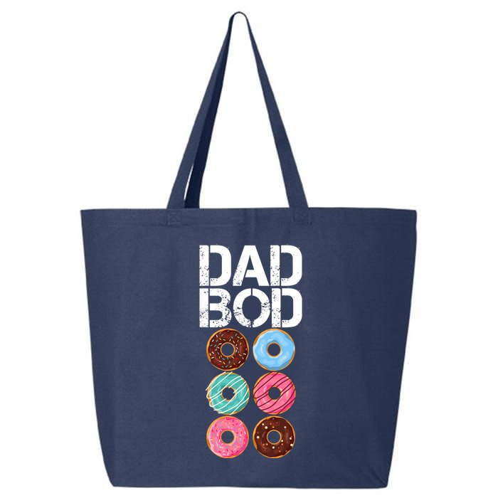 Dad Bod Donut Six Pack 25L Jumbo Tote