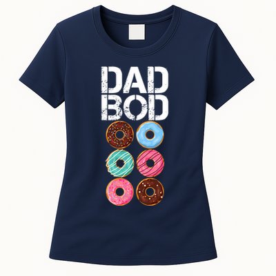 Dad Bod Donut Six Pack Womens T-Shirt