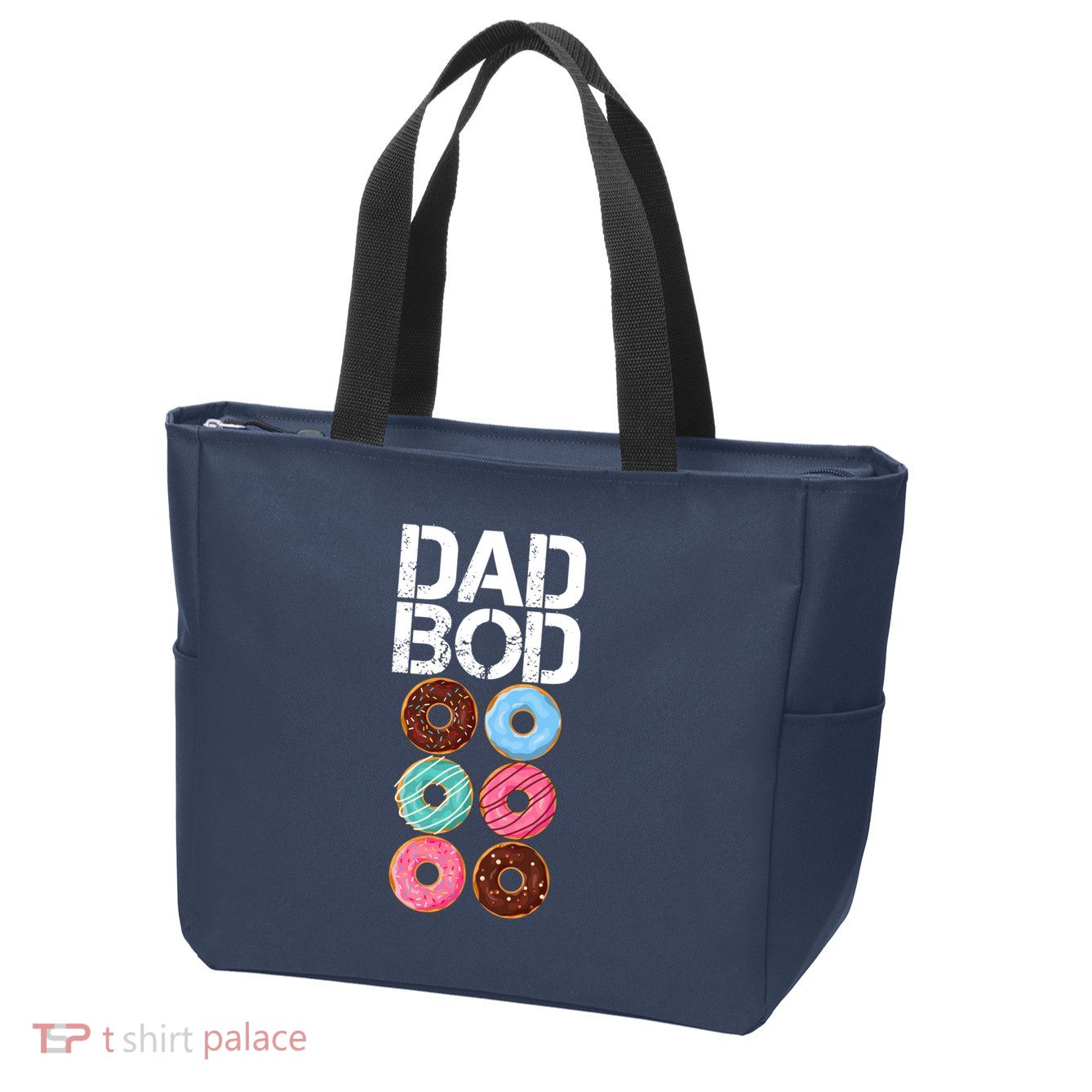 Dad Bod Donut Six Pack Zip Tote Bag