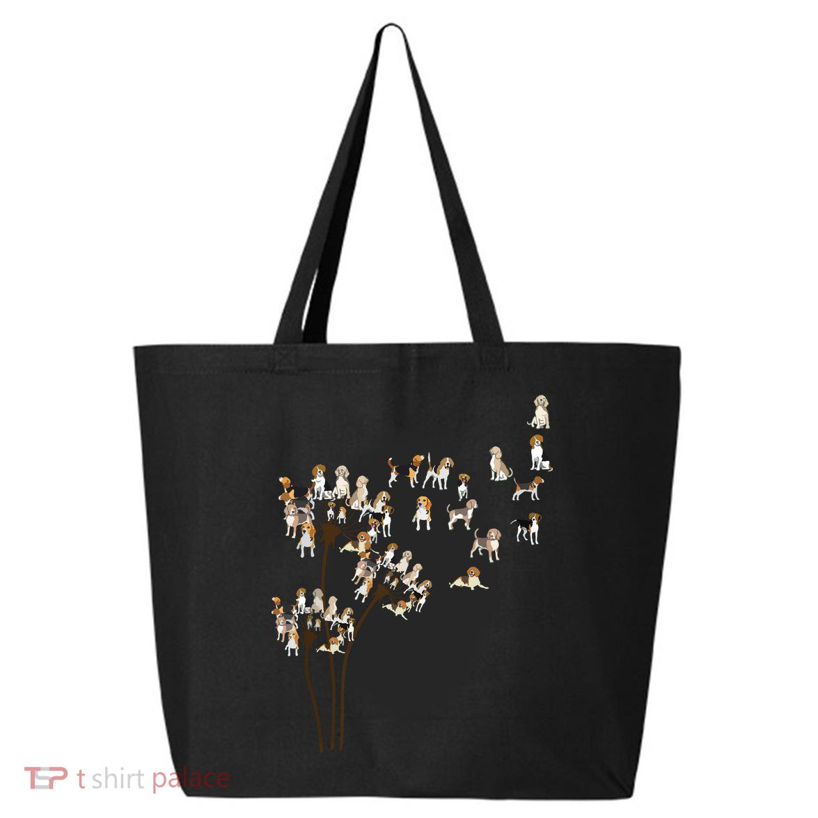 Dandelions Beagle Dog 25L Jumbo Tote