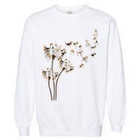 Dandelions Beagle Dog Garment-Dyed Sweatshirt