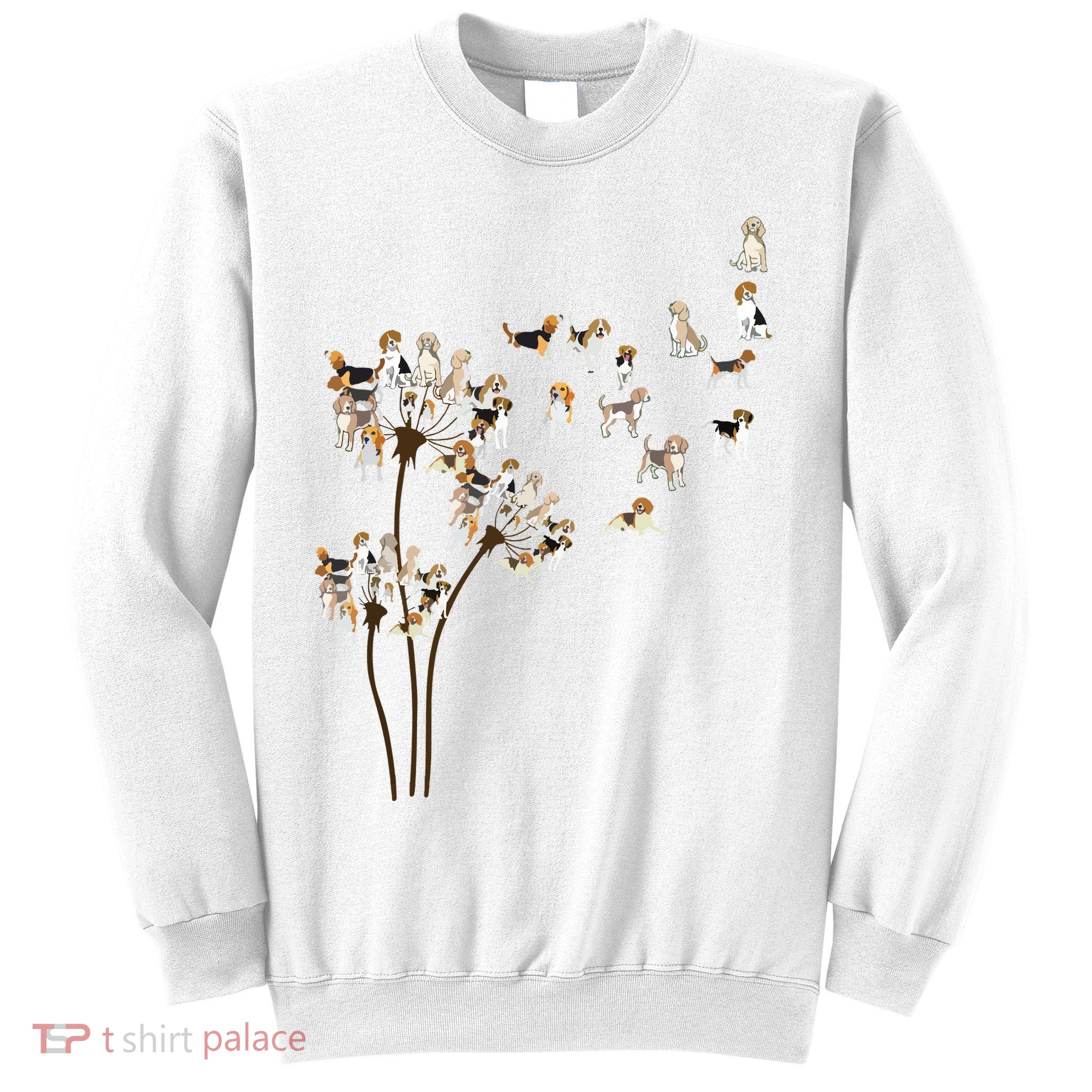 Dandelions Beagle Dog Sweatshirt