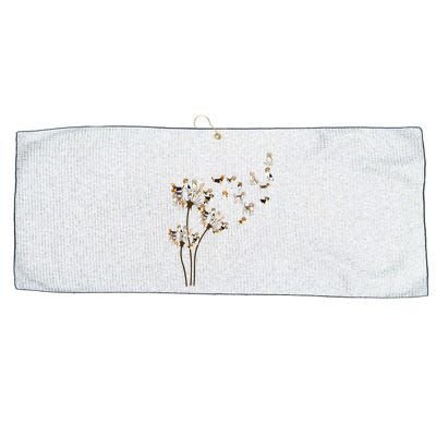 Dandelions Beagle Dog Large Microfiber Waffle Golf Towel