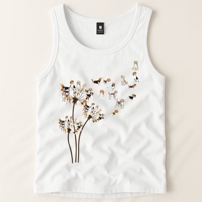 Dandelions Beagle Dog Tank Top