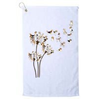 Dandelions Beagle Dog Golf Towel