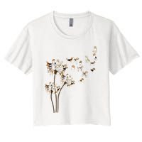 Dandelions Beagle Dog Crop Top