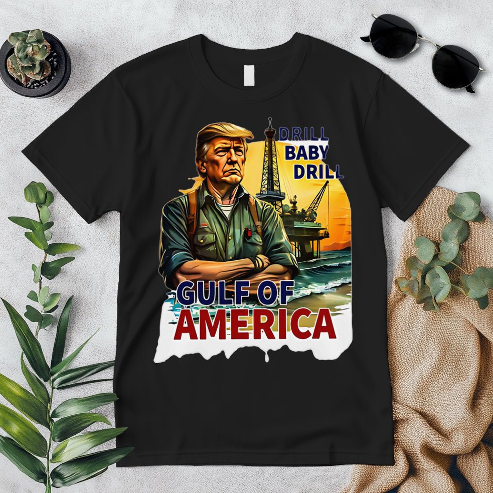 Drill Baby Drill American Flag Gulf Of US America Premium T-Shirt