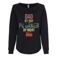 Dad By Day PC Gamer By Night - Gift for gaming Dads Womens California Wash Sweatshirt