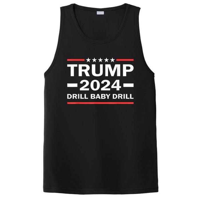 Drill Baby Drill Trump 2024 President Election Republicans PosiCharge Competitor Tank