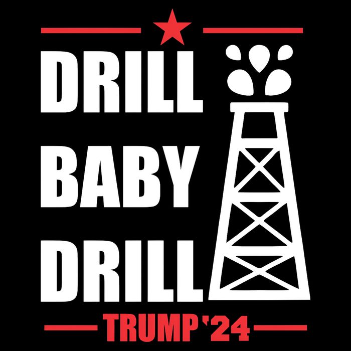 Drill Baby Drill Trump 24 Drill Baby Drill Trump 24 Donald Trump Cooling Performance Crew T-Shirt