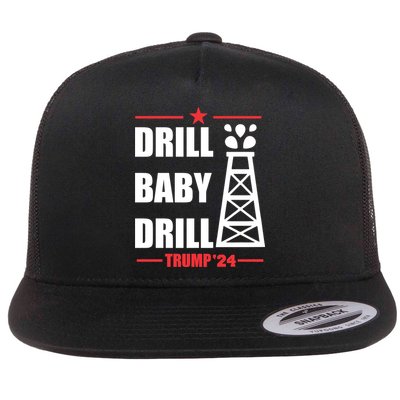 Drill Baby Drill Trump 24 Drill Baby Drill Trump 24 Donald Trump Flatbill Hat