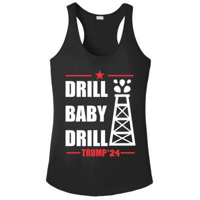Drill Baby Drill Trump 24 Drill Baby Drill Trump 24 Donald Trump Ladies PosiCharge Competitor Racerback Tank