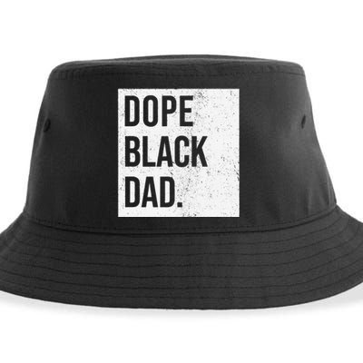 Dope Black Dad Black Fathers Matter Sustainable Bucket Hat