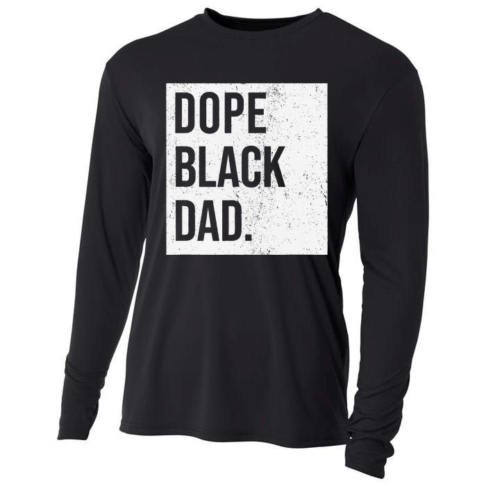 Dope Black Dad Black Fathers Matter Cooling Performance Long Sleeve Crew