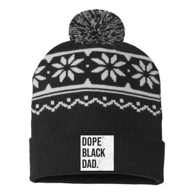 Dope Black Dad Black Fathers Matter USA-Made Snowflake Beanie