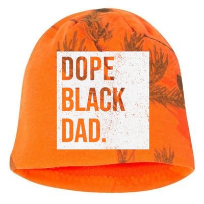 Dope Black Dad Black Fathers Matter Kati - Camo Knit Beanie